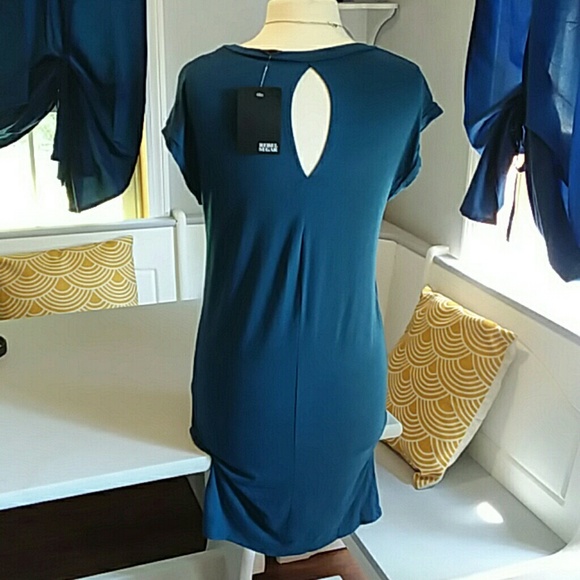 Rebel Sugar t-shirt short sleeve blue  dress - Picture 4 of 6